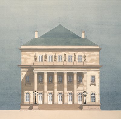 Opera du Rhin, Strasbourg, France by Andras Kaldor