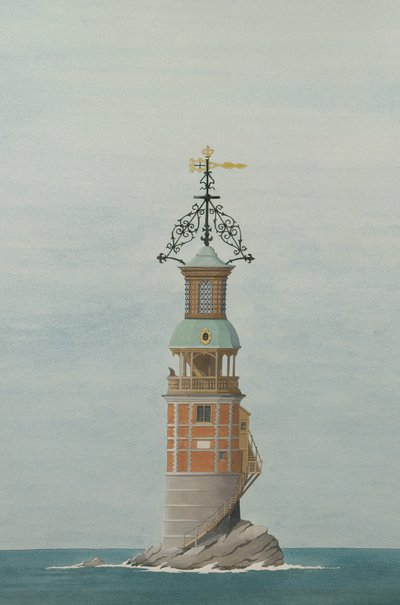 The First Eddystone Lighthouse, Plymouth, Devon by Andras Kaldor