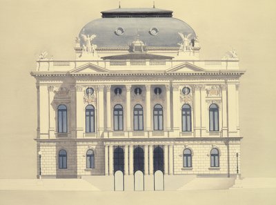 Zurich Opera House, Zurich, Switzerland by Andras Kaldor