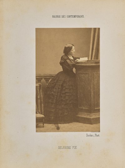 Delphine Fix by Andre Adolphe Eugene Disderi