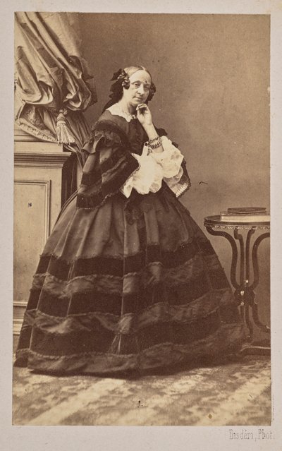 Portrait of the ballerina Marie Taglioni 1804-1884 by Andre Adolphe Eugene Disderi