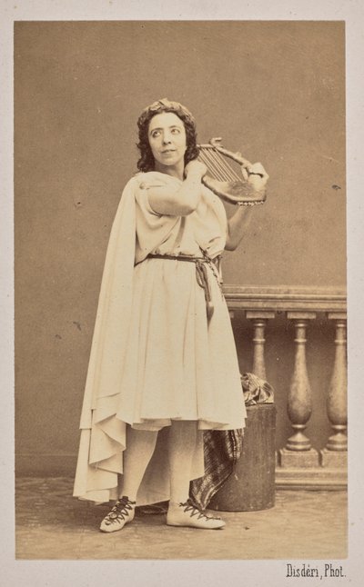 Portrait of the Singer and Composer Pauline Viardot by Andre Adolphe Eugene Disderi