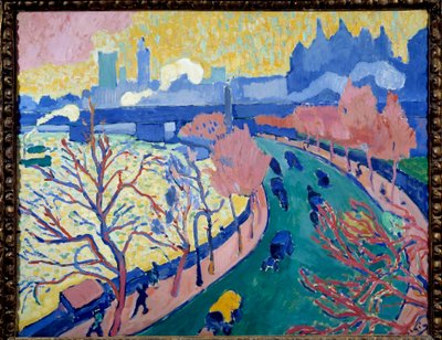 Charing Cross Bridge, London by Andre Derain