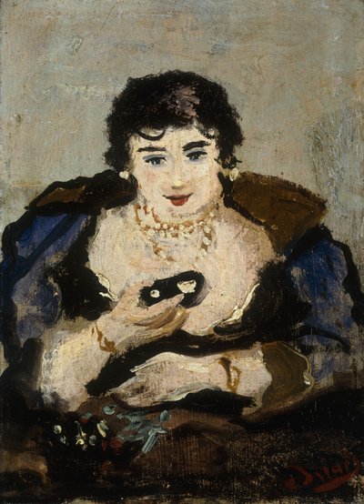 Woman at the Theatre by Andre Derain