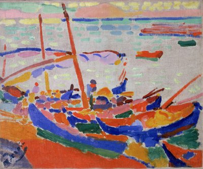 Fishing Boats in Collioure by Andre Derain