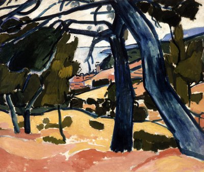 Pine Forest at Cassis by Andre Derain