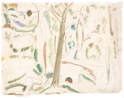 Untitled (study for The Turning Road), c.1906 by Andre Derain
