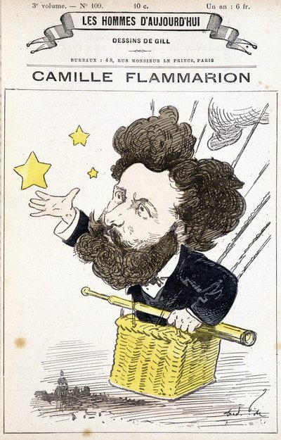 Camille Flammarion by Andre Gill