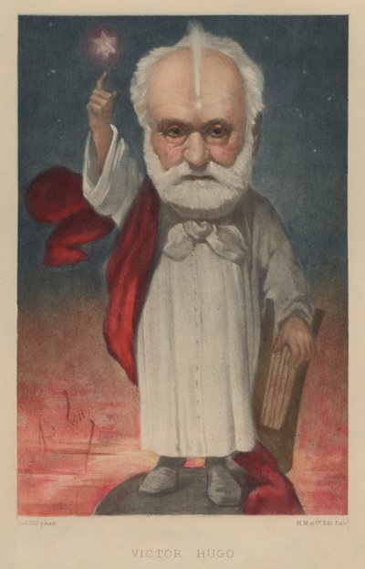 Victor Hugo by Andre Gill