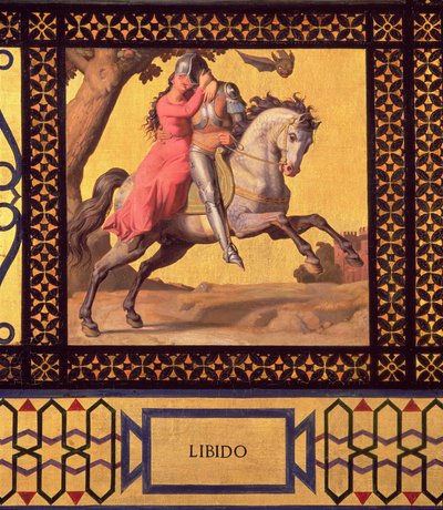 Good and Evil: Libido (detail) by Andre Jacques Victor Orsel