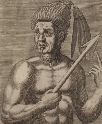 Nacolabsou, king of the Promontory of Cannibals by Andre Thevet