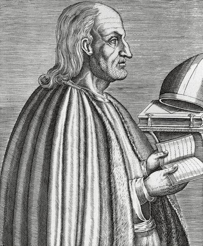 Portrait of Anselm of Canterbury, Also Known as Anselm of Aosta, Saint, Theologian and Doctor of the Church, Archbishop of Canterbury, Engraving by Andre Thevet by Andre Thevet