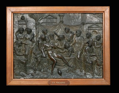 The illness of Girolamo della Torre by Andrea (1470 1532) Riccio