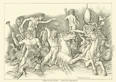 Battle of the Tritons by Andrea (after) Mantegna