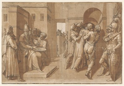 Pilate Washes His Hands in Innocence by Andrea Andreani