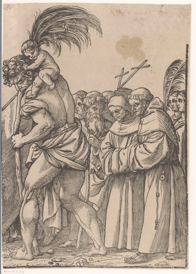 Triumph of Christ (Eighth Part) by Andrea Andreani
