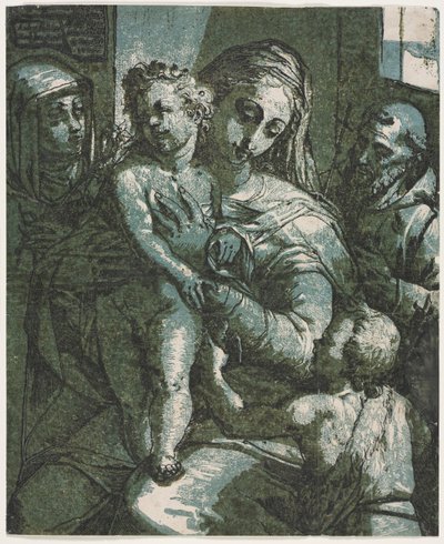 Virgin and Child with St. John, St. Catherine of Siena and Saint Francis by Andrea Andreani