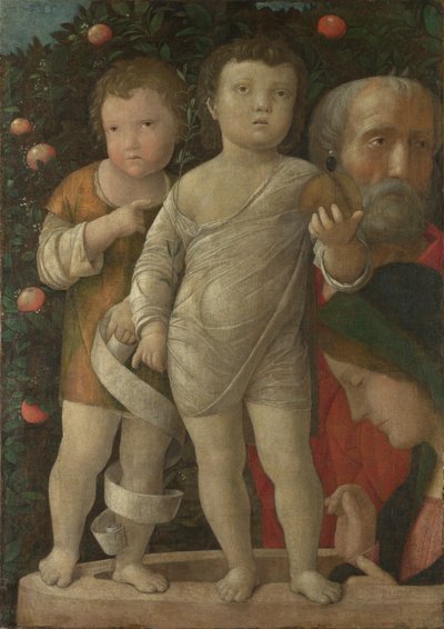 The Holy Family with Saint John, c. 1500 by Andrea Mantegna