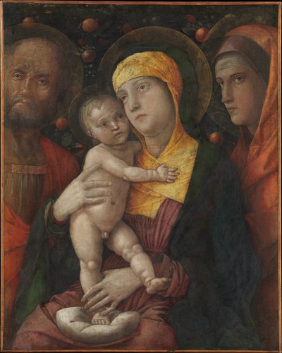 The Holy Family with Saint Mary Magdalene by Andrea Mantegna