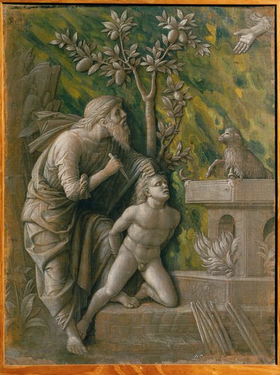 The Sacrifice of Isaac by Andrea Mantegna