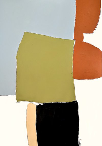 Muted Abstract Forms by Andrea Reichhart