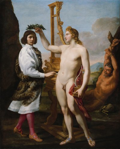 Marcantonio Pasqualini Crowned by Apollo by Andrea Sacchi