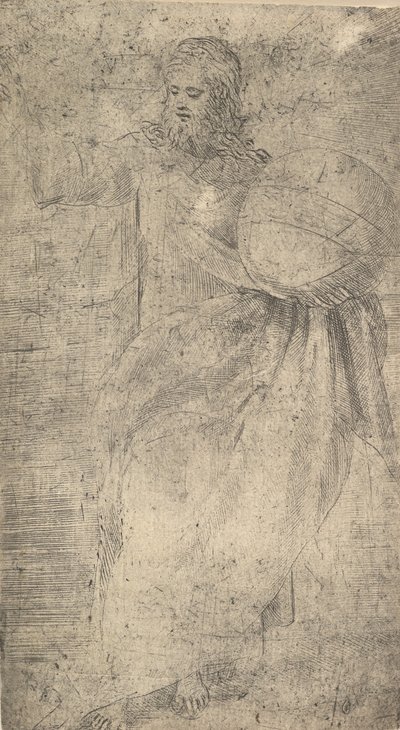 Christ as the Savior Holding a Globe, from Christ and the Apostles by Andrea Schiavone