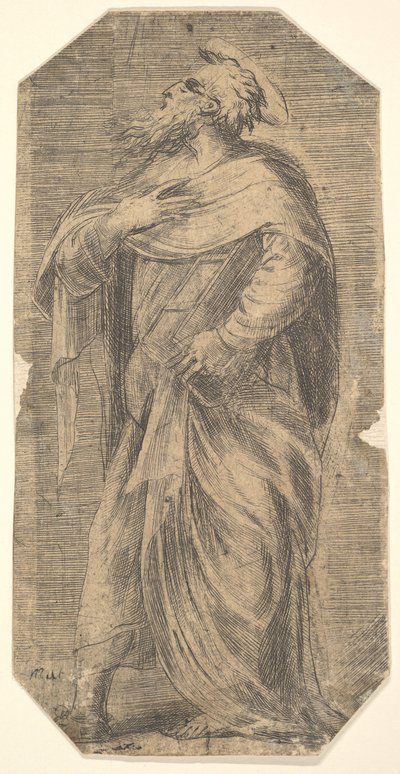Saint Jude Facing Left, Book Under His Left Arm, from 