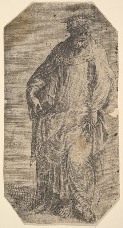 Saint Philip Standing with a Book Under His Right Arm, from 