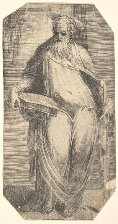 Saint Simon Standing, Supporting a Book on His Right Thigh, from 