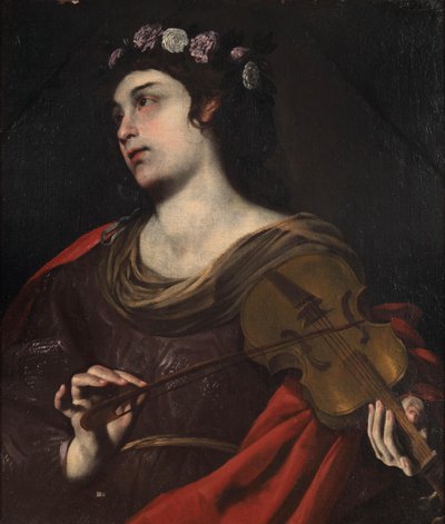 Saint Cecilia by Andrea Vaccaro