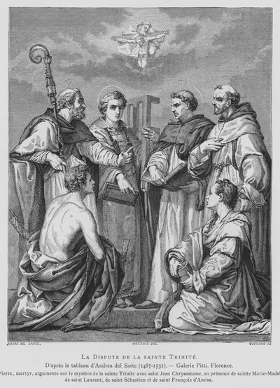 Disputation on the Trinity by Andrea del (after) Sarto