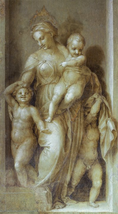 Representation of Charity (detail) by Andrea del Sarto