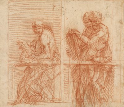 Study of Figures Behind a Balustrade by Andrea del Sarto
