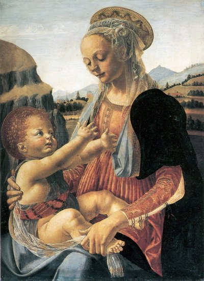 Virgin with the Seated Child by Andrea del Verrocchio