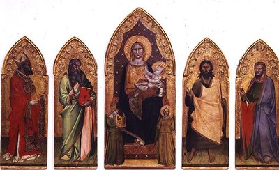 Madonna and Child with Saints by Andrea di Cione Orcagna