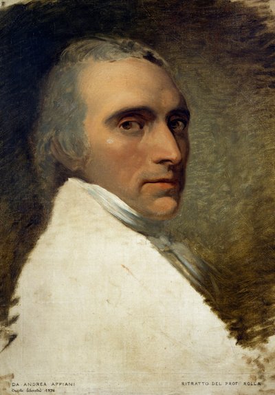 Portrait of Alessandro Rolla by Andrea the Elder Appiani