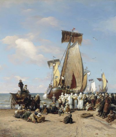 Farewell to the Fleet by Andreas Achenbach