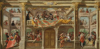 A Masked Ball in Bohemia, ca. 1748 by Andreas Altomonte