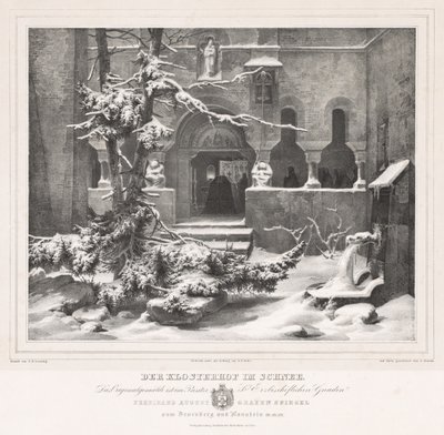 Churchyard with Snow by Andreas Borum