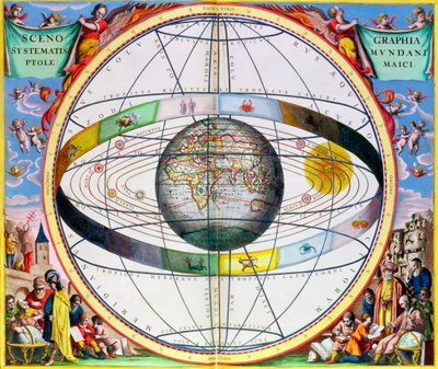 Map of Christian Constellations, 1660-1661 by Andreas Cellarius
