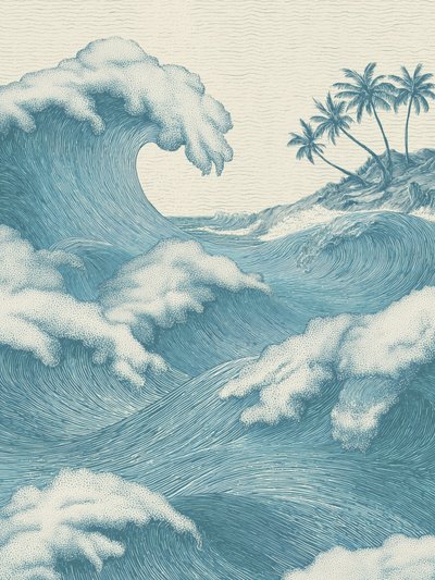 Crashing Tropical Waves by Andreas Magnusson
