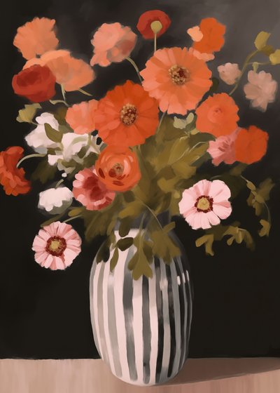 Elegant Floral Still Life by Andreas Magnusson