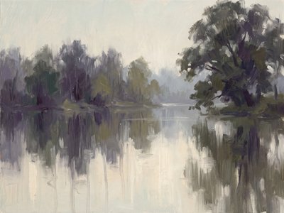 Misty River Reflections by Andreas Magnusson