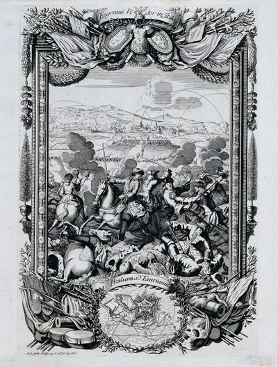The Victory of Prince Eugene of Savoy in Italy by Andreas Matthias Wolffgang