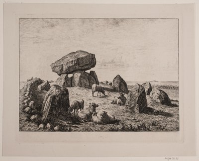 Long Barrow at Nyrup by Andreas Peter Madsen