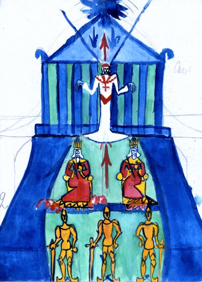 Image of theocracy conspiracy of the popes by Andrei Bely