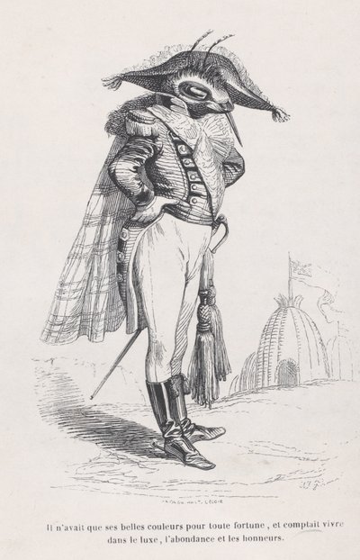 He Had Only His Beautiful Colors... from Scenes from the Private and Public Life of... by Andrew Best Leloir