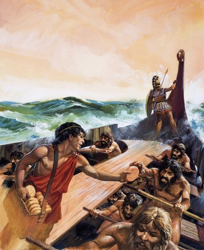Athenian trireme by Andrew Howat