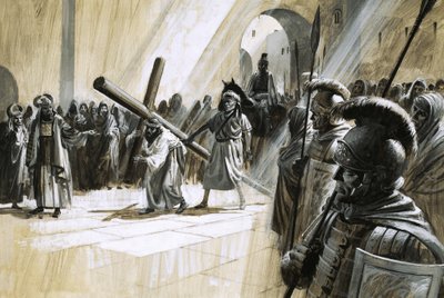 Christ carrying the cross by Andrew Howat